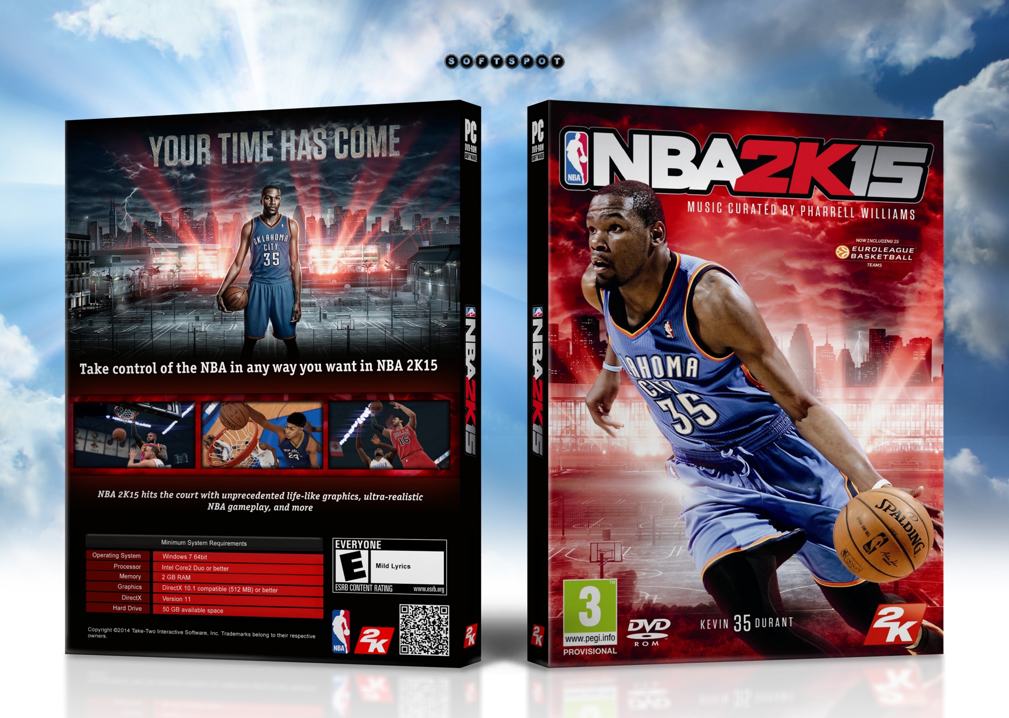 NBA 2K15 box cover