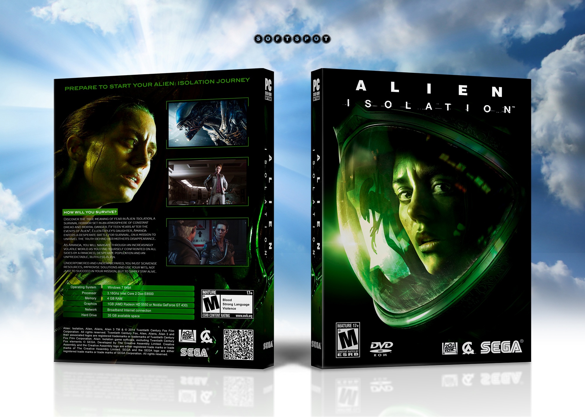 Alien Isolation box cover