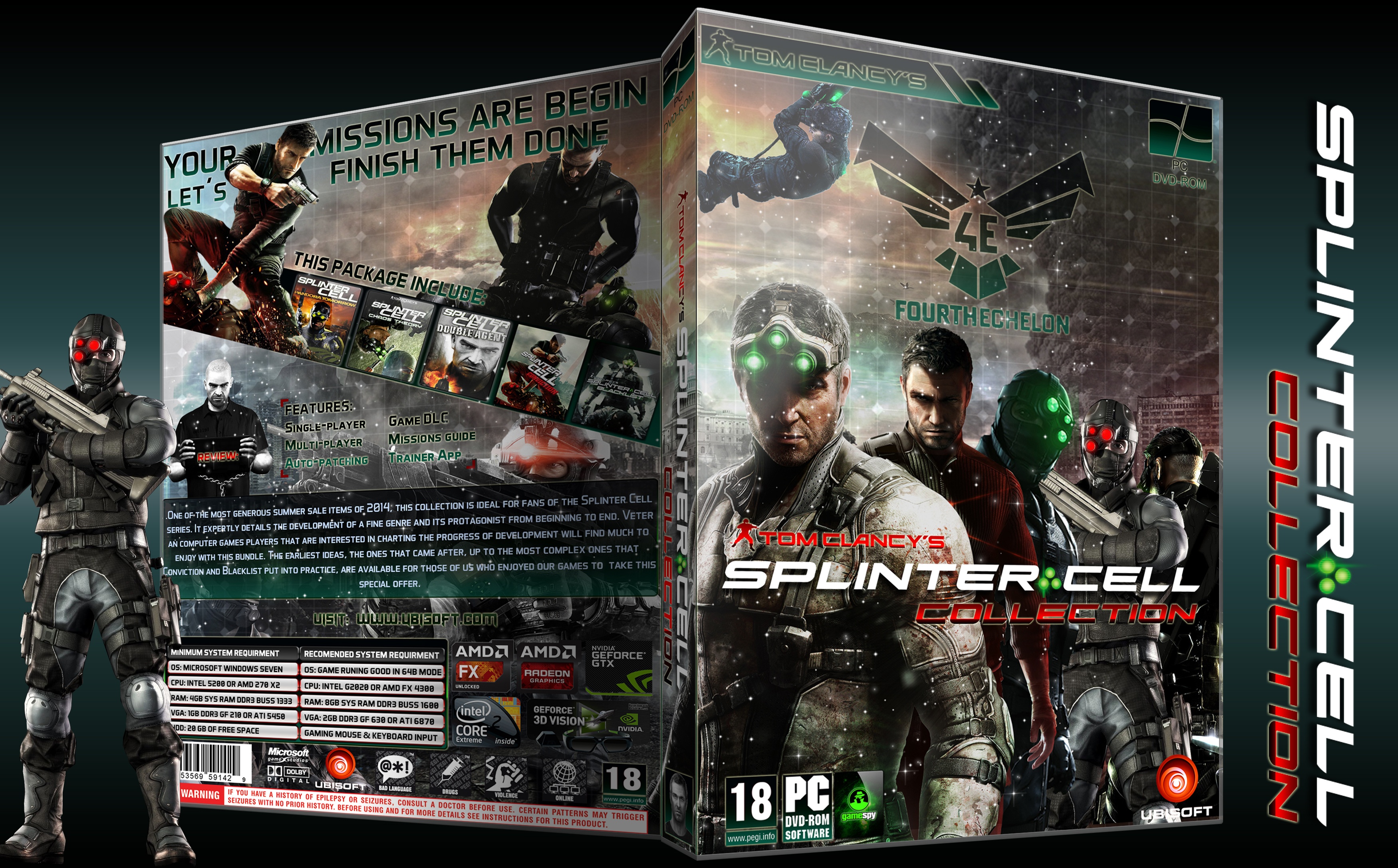 Tom Clancy's Splinter Cell: COLLECTION box cover