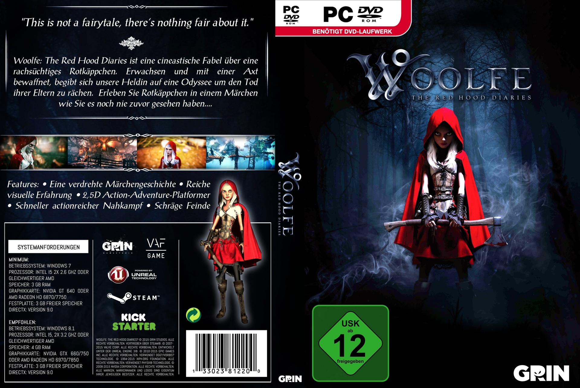 Woolfe: The Red Hood Diaries box cover