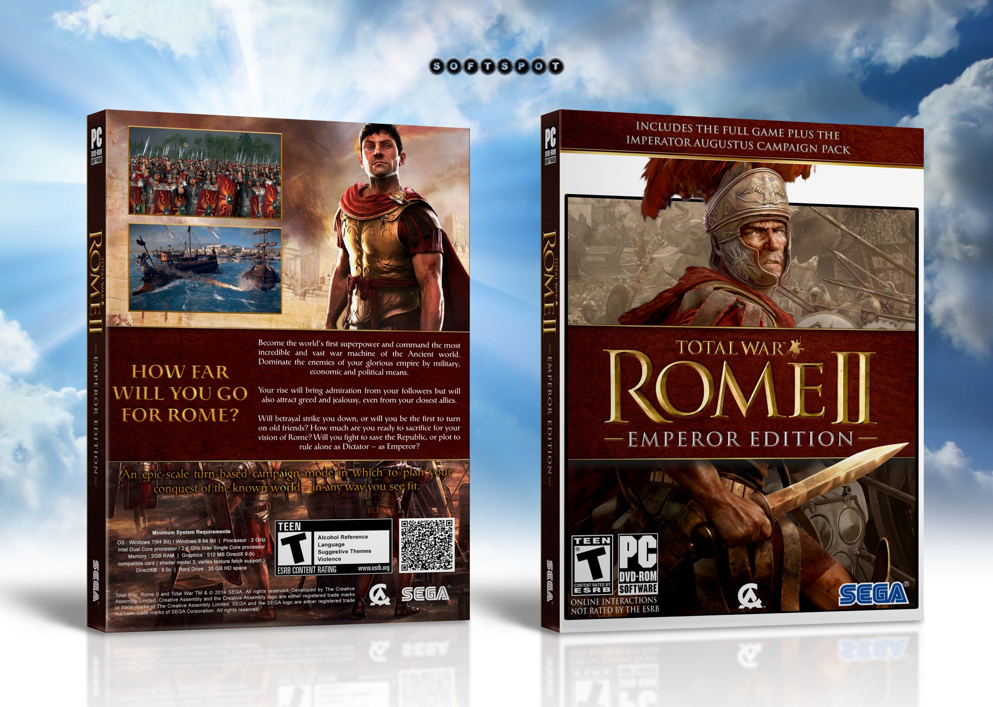 Total War Rome II : Emperor Edition box cover
