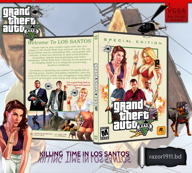Grand Theft Auto V Special Edition box art cover