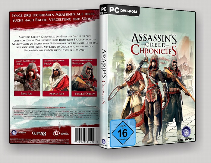 Assassin's Creed: Chronicles box art cover