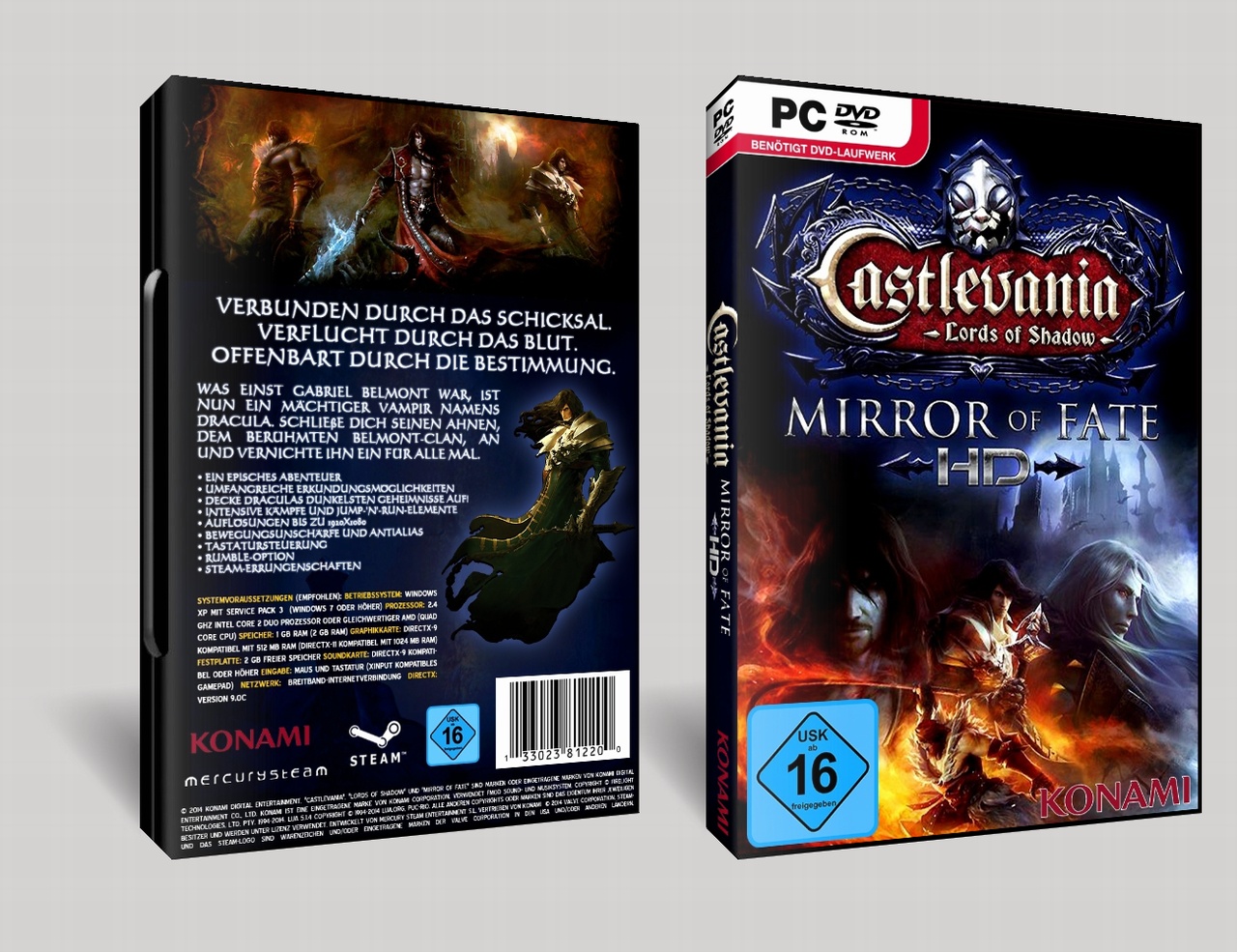 Castlevania: Lords of Shadow: Mirror of Fate box cover
