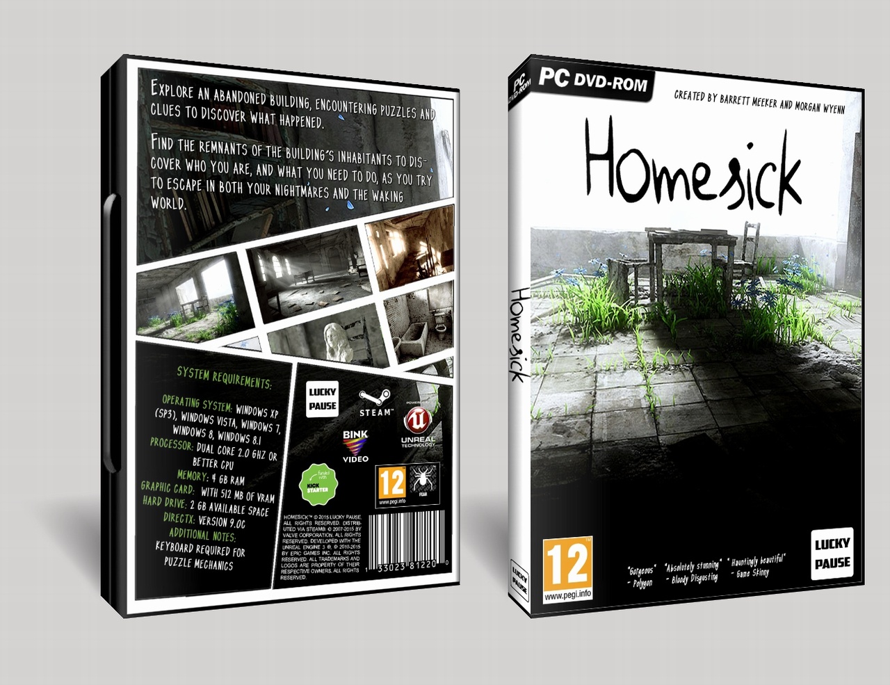 Homesick box cover