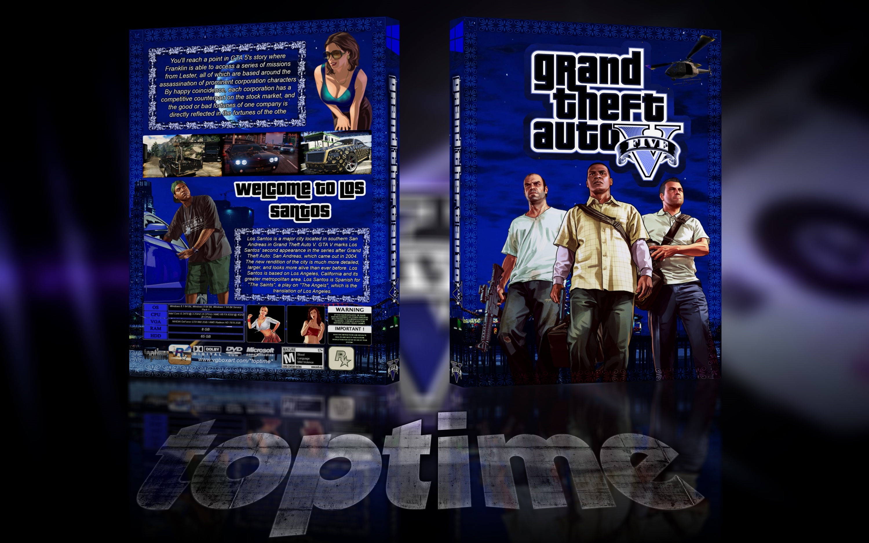 GTA V box cover