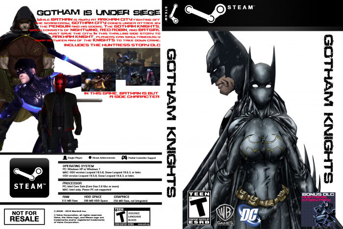 Gotham Knights box art cover