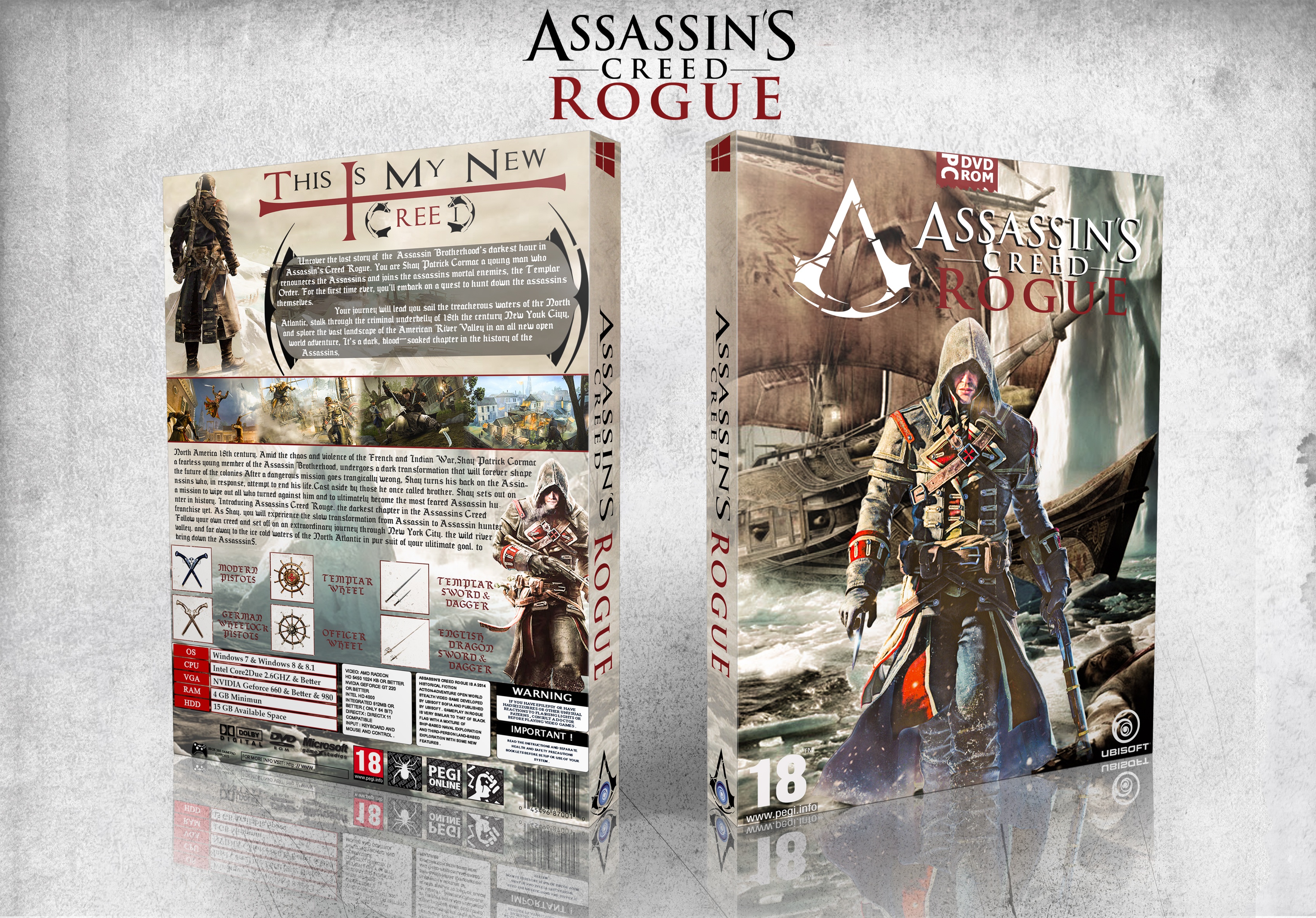 Assassin's Creed Rogue box cover