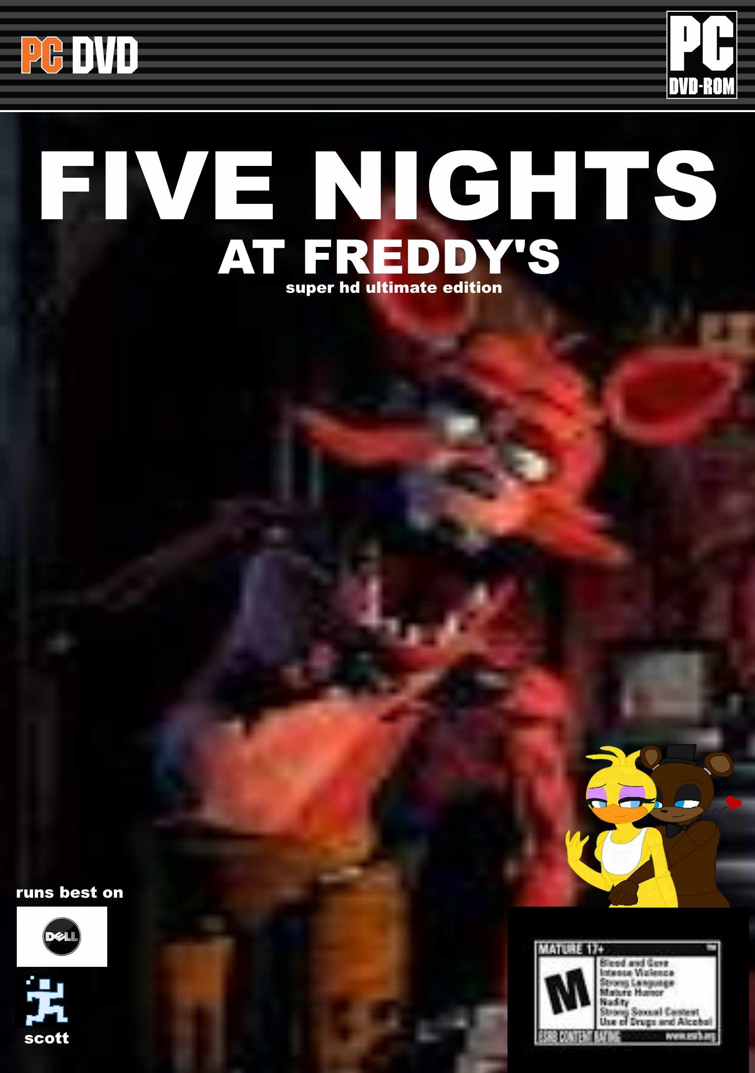 five nights at freddys box cover