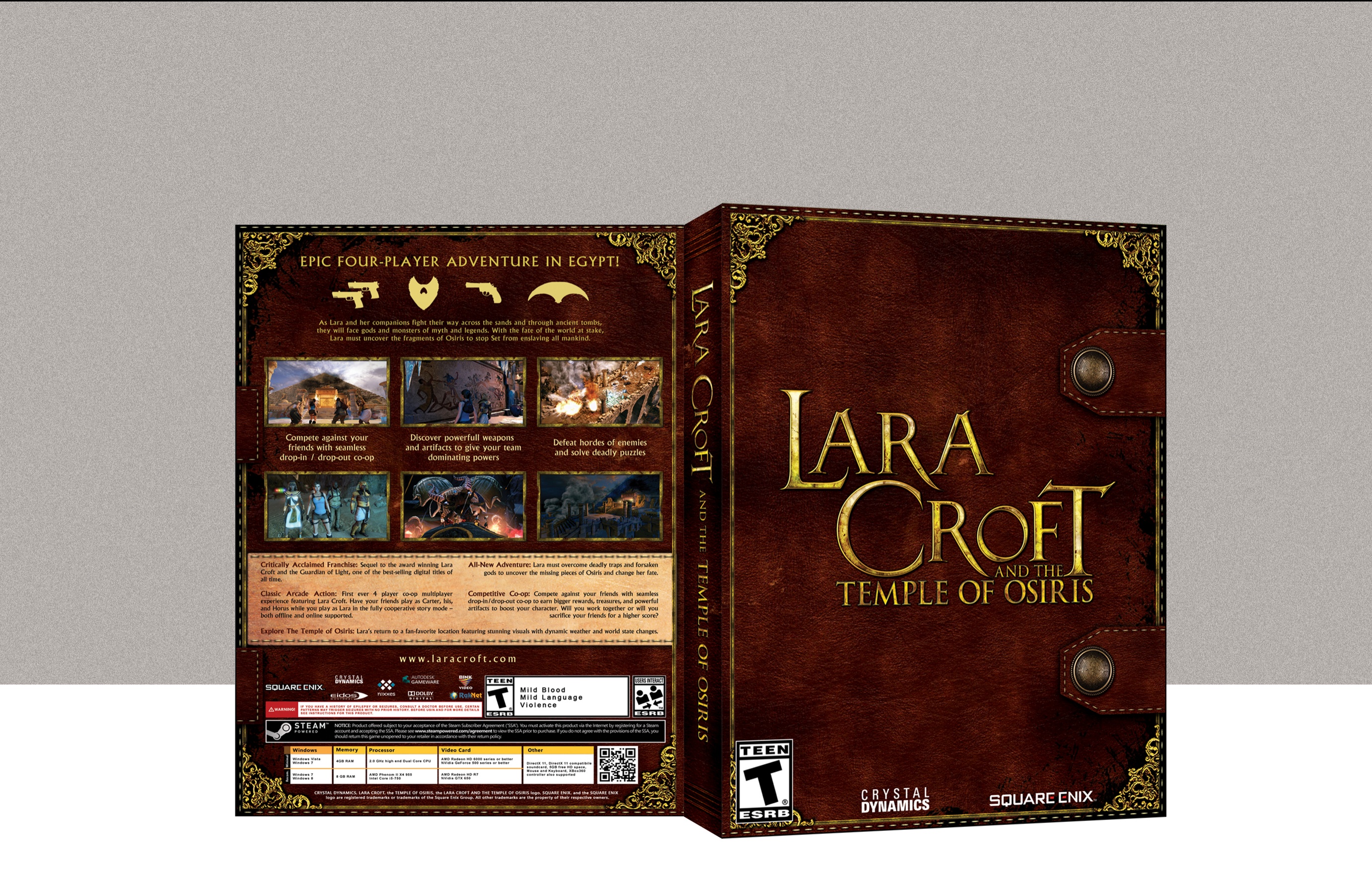 Lara Croft & The Temple Of Osiris box cover