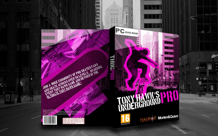 Tony Hawk's Underground Pro box art cover