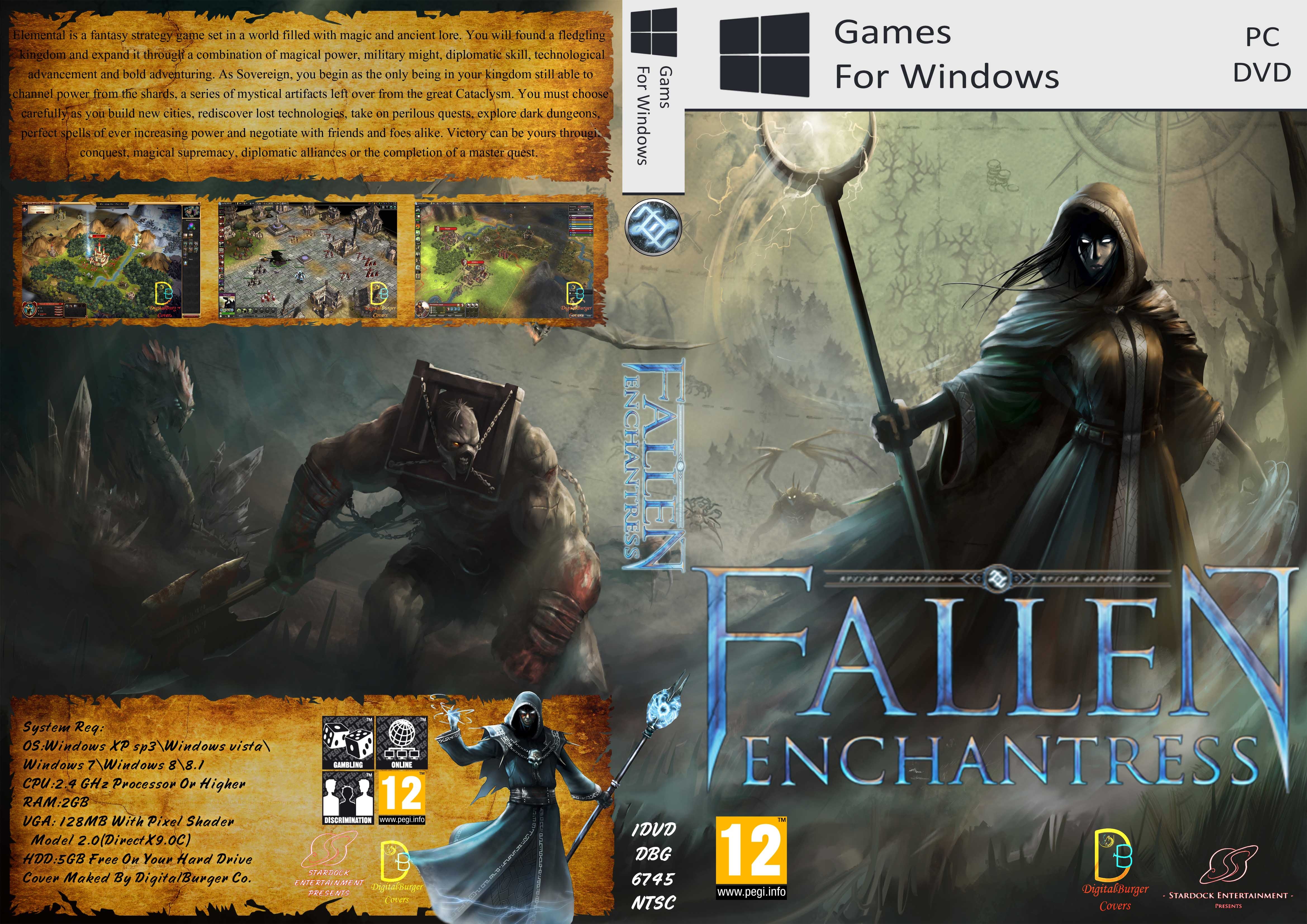 Elemental - Fallen Enchantress DB Cover box cover