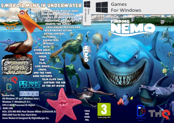 Finding Nemo DB Cover box art cover
