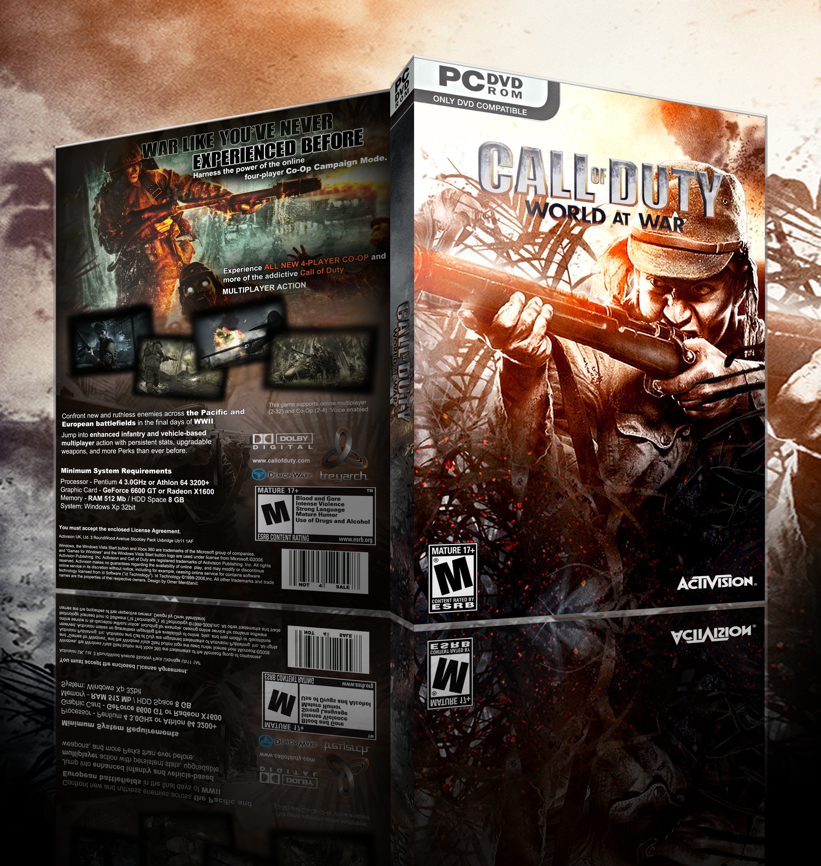 Call of Duty: World at War box cover