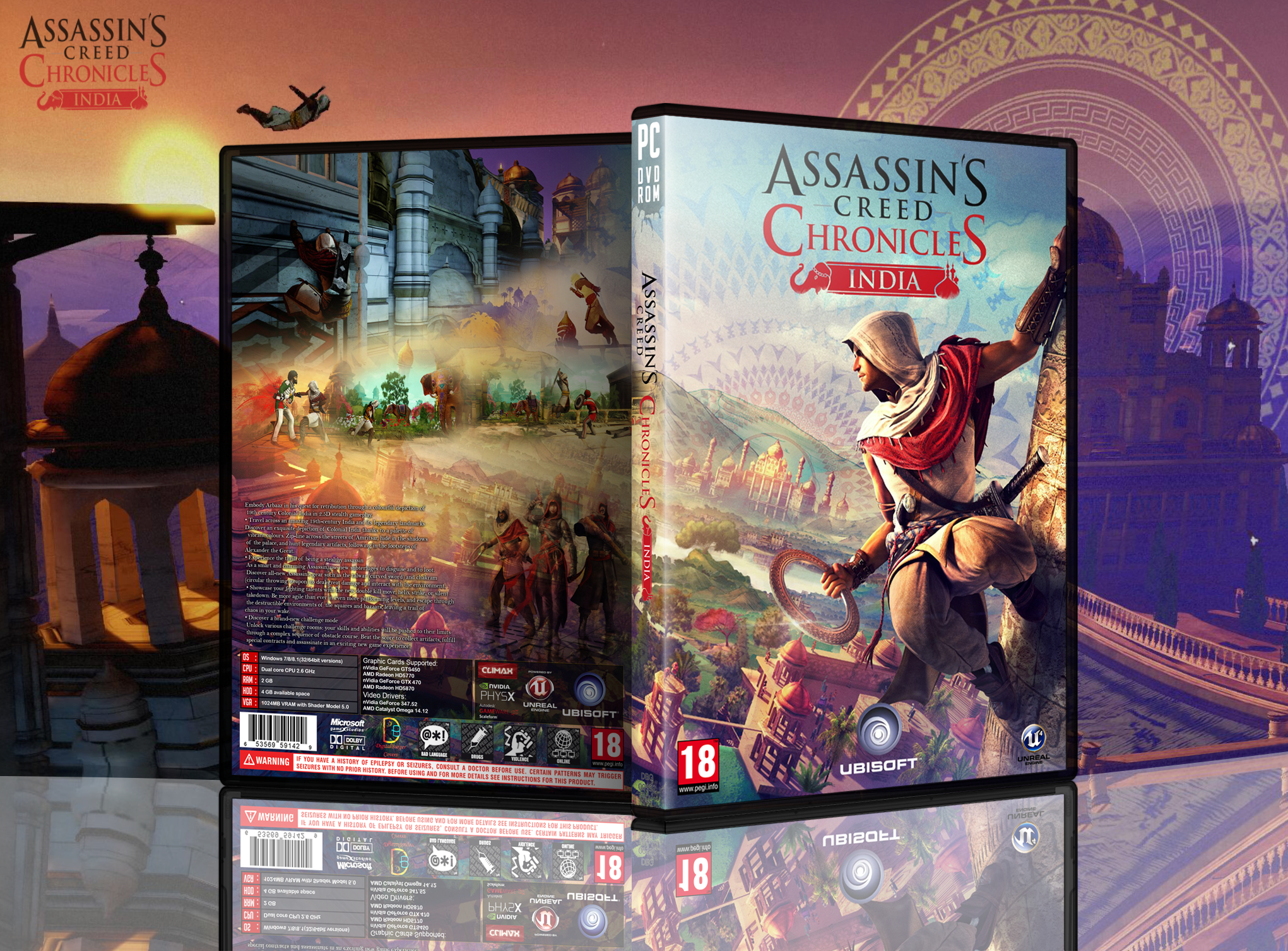 Assassin's Creed Chronicles India box cover