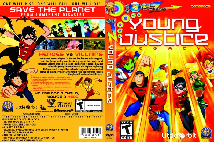 Young Justice Legacy box art cover