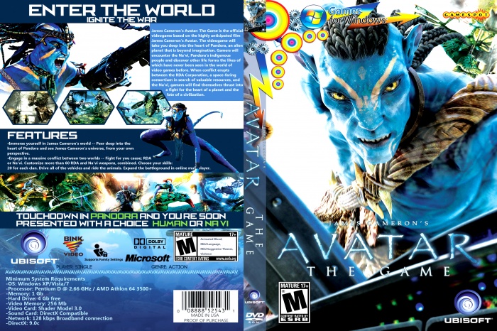 Avatar: The Game box art cover