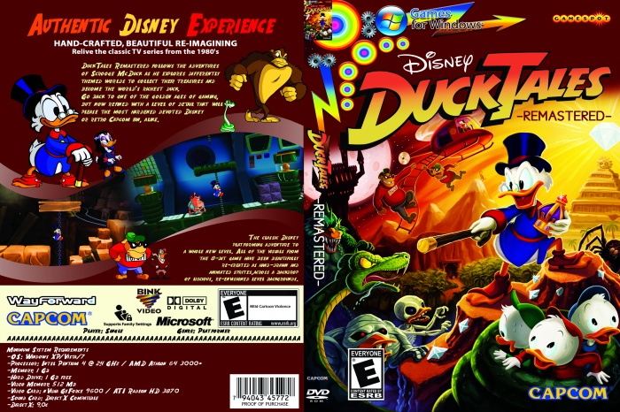 Duck Tales Remastered box art cover