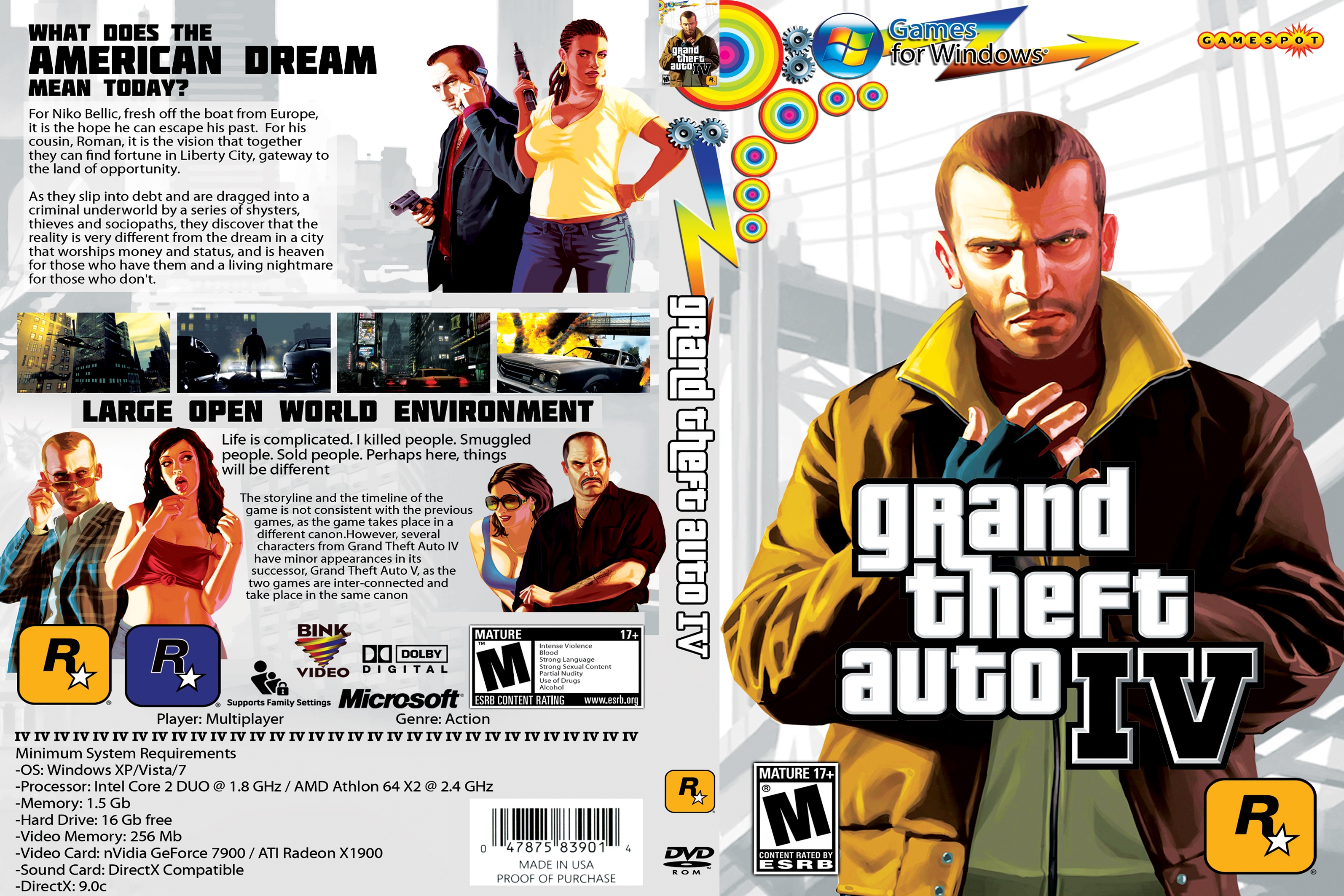 GTA IV box cover