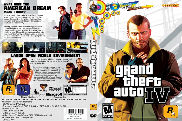GTA IV box art cover