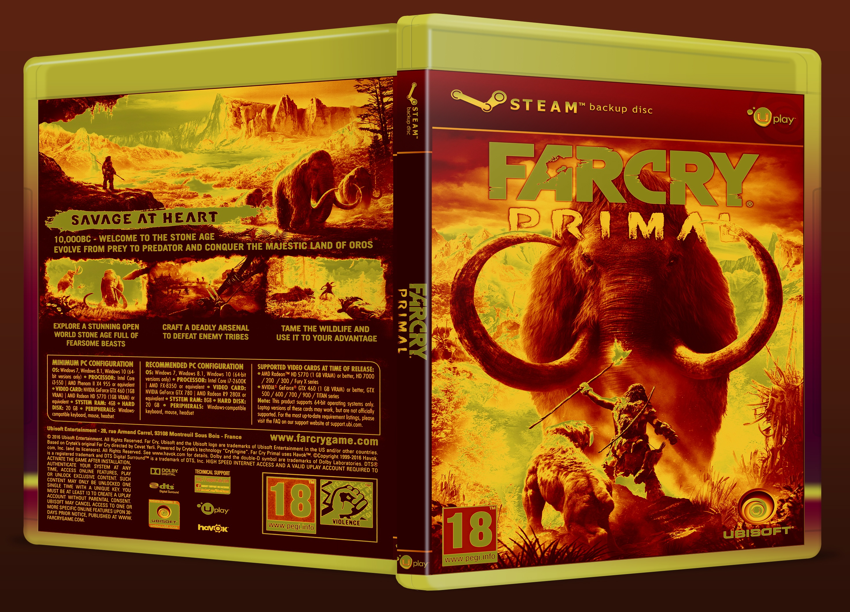 Far Cry Primal box cover
