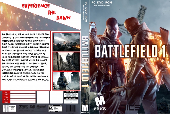 Battlefield 1 box art cover