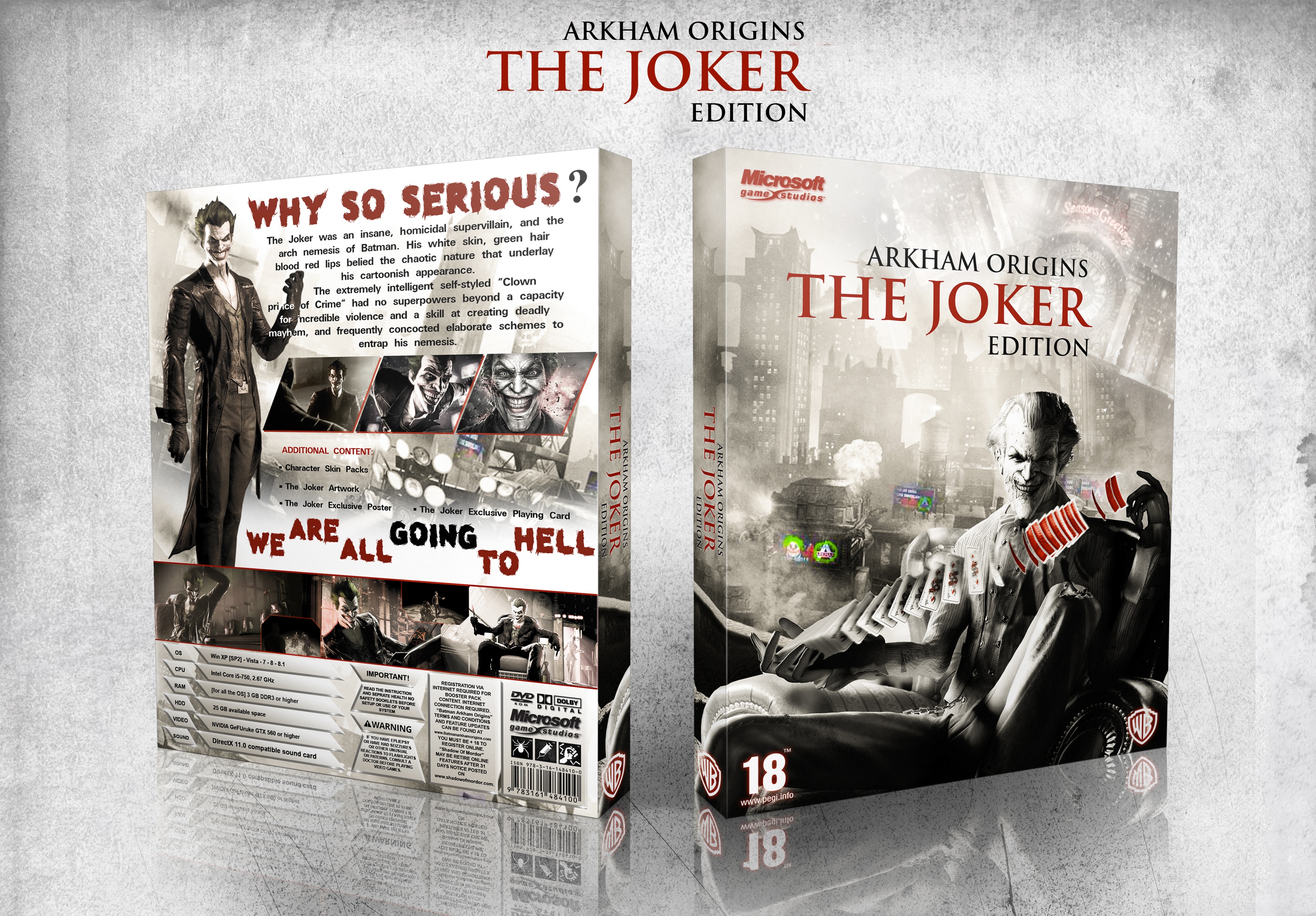 Batman: Arkham Origins - The Joker Edition box cover