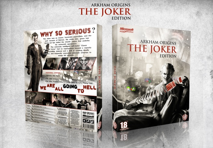 Batman: Arkham Origins - The Joker Edition box art cover