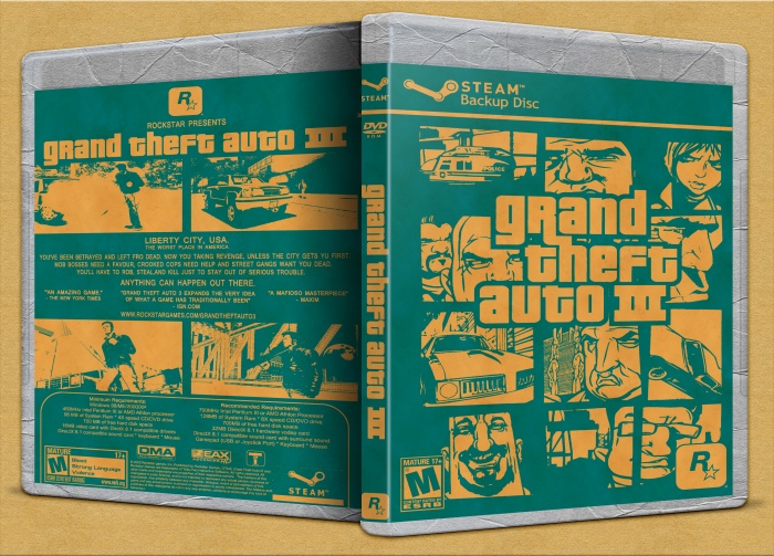 Grand Theft Auto III box art cover