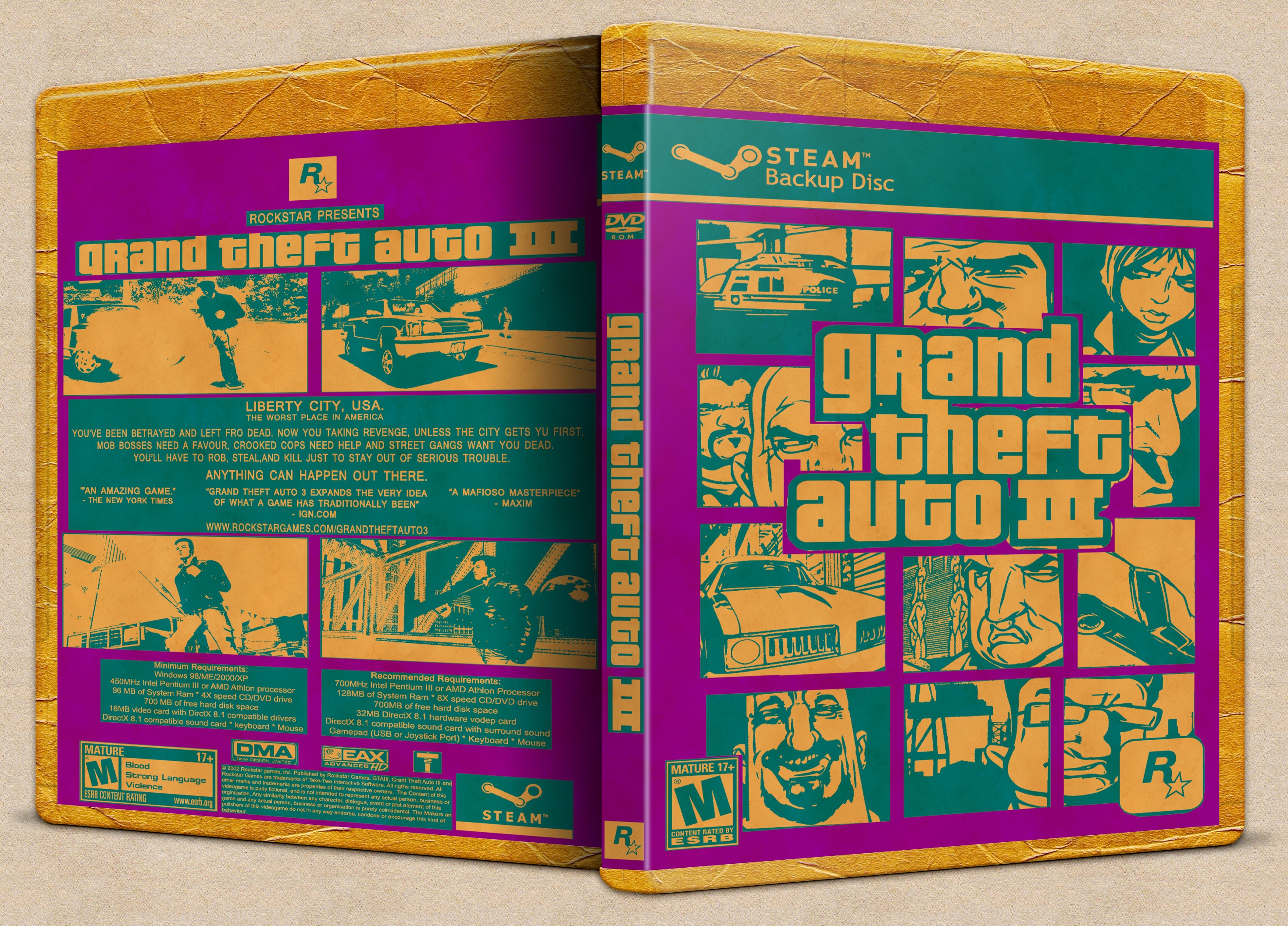 Grand Theft Auto III box cover