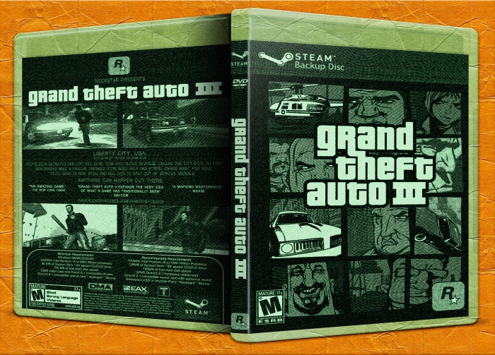 Grand Theft Auto III box art cover