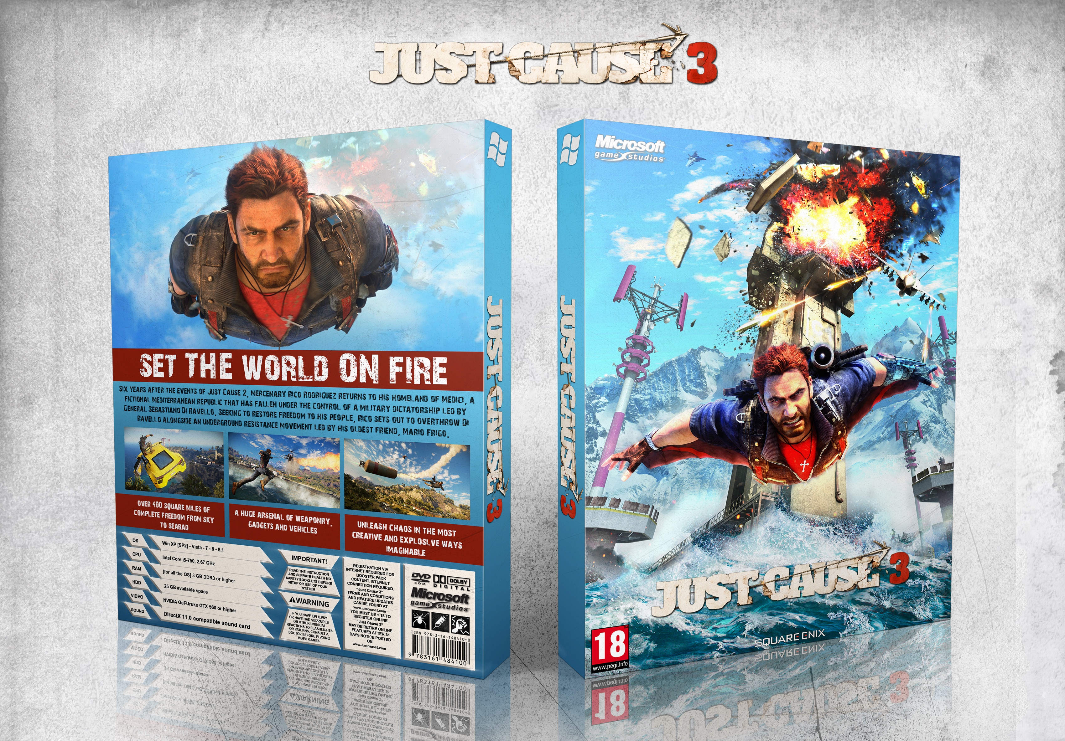 Just cause 3 box cover