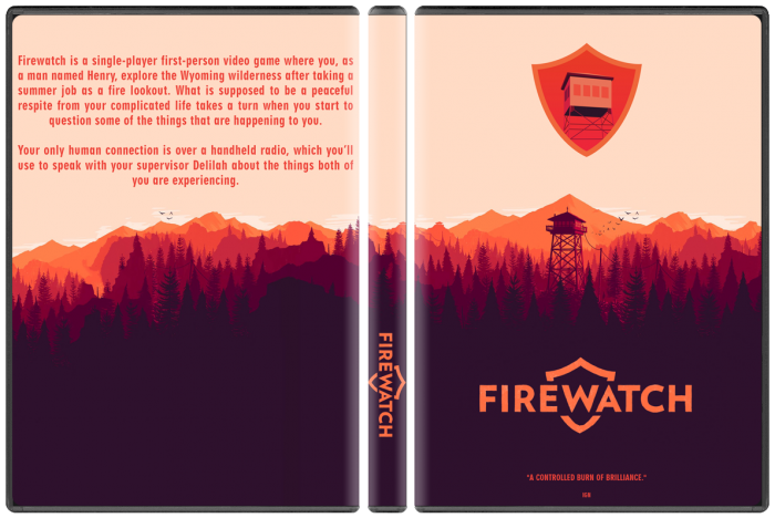 Firewatch box art cover