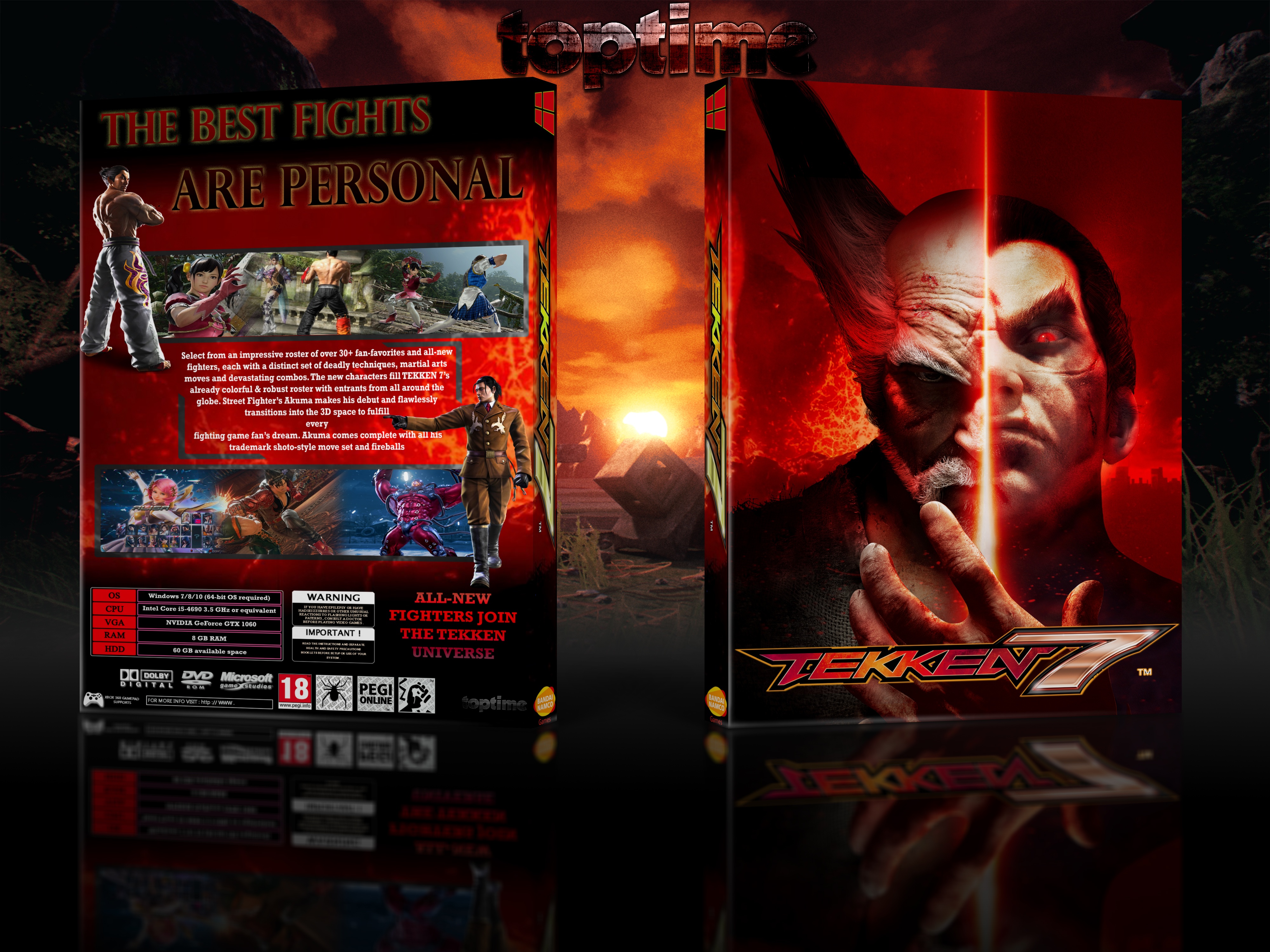 Tekken 7 box cover