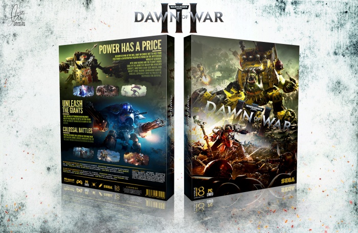 Warhammer 40000: Dawn of War 3 box art cover