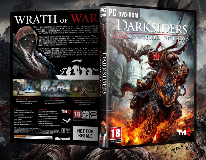 Darksiders Warmastered Edition box art cover