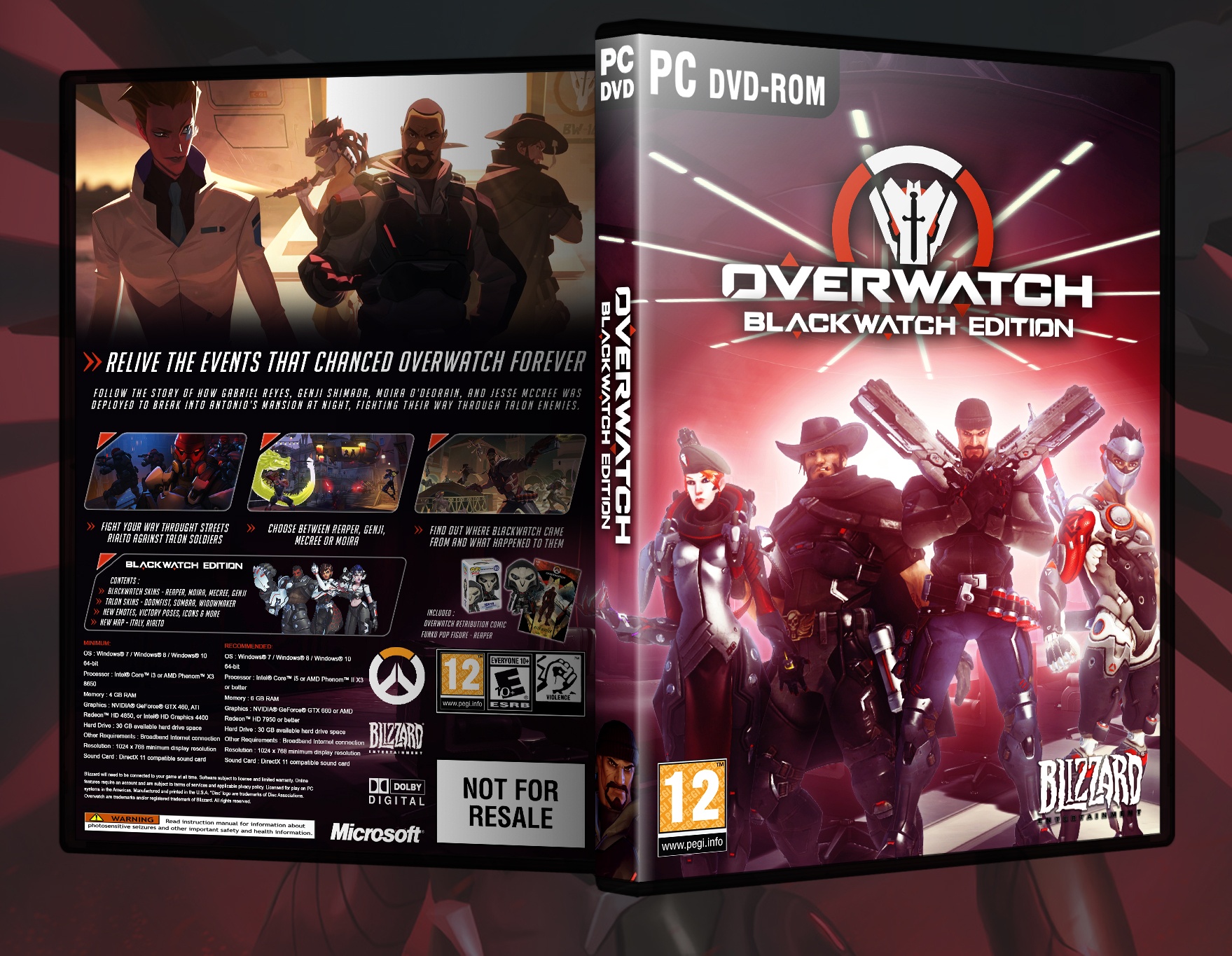 Overwatch: Blackwatch Edition box cover