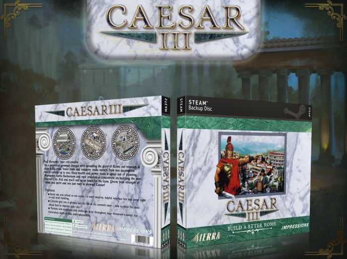 Caesar 3 box art cover