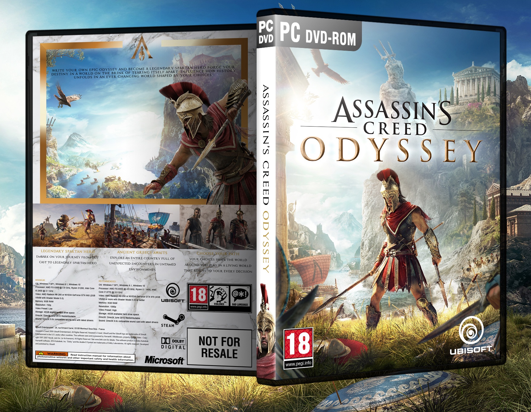 Assassin's Creed Odyssey box cover