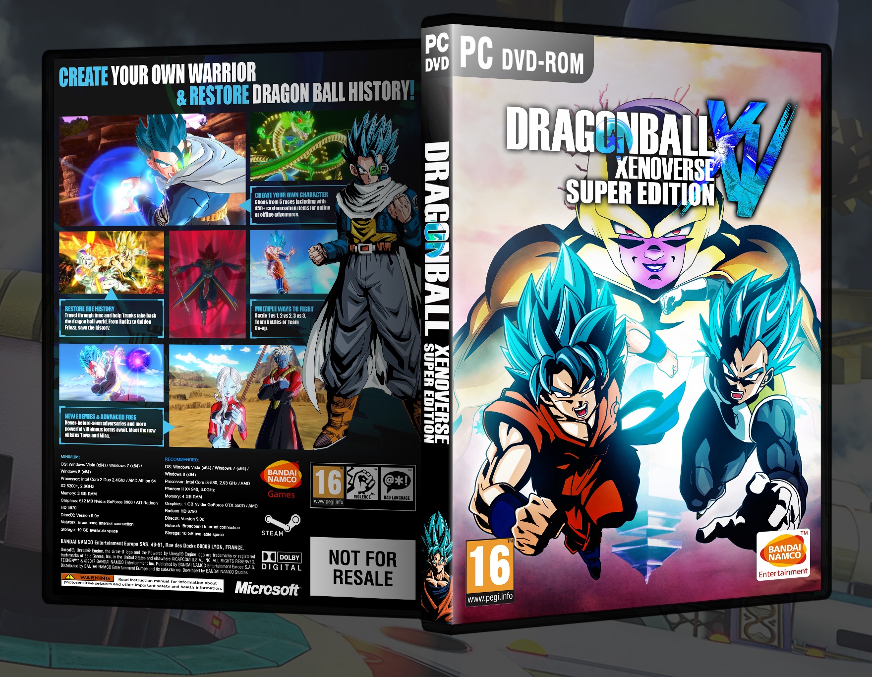 Dragon Ball Xenoverse Super Edition box cover