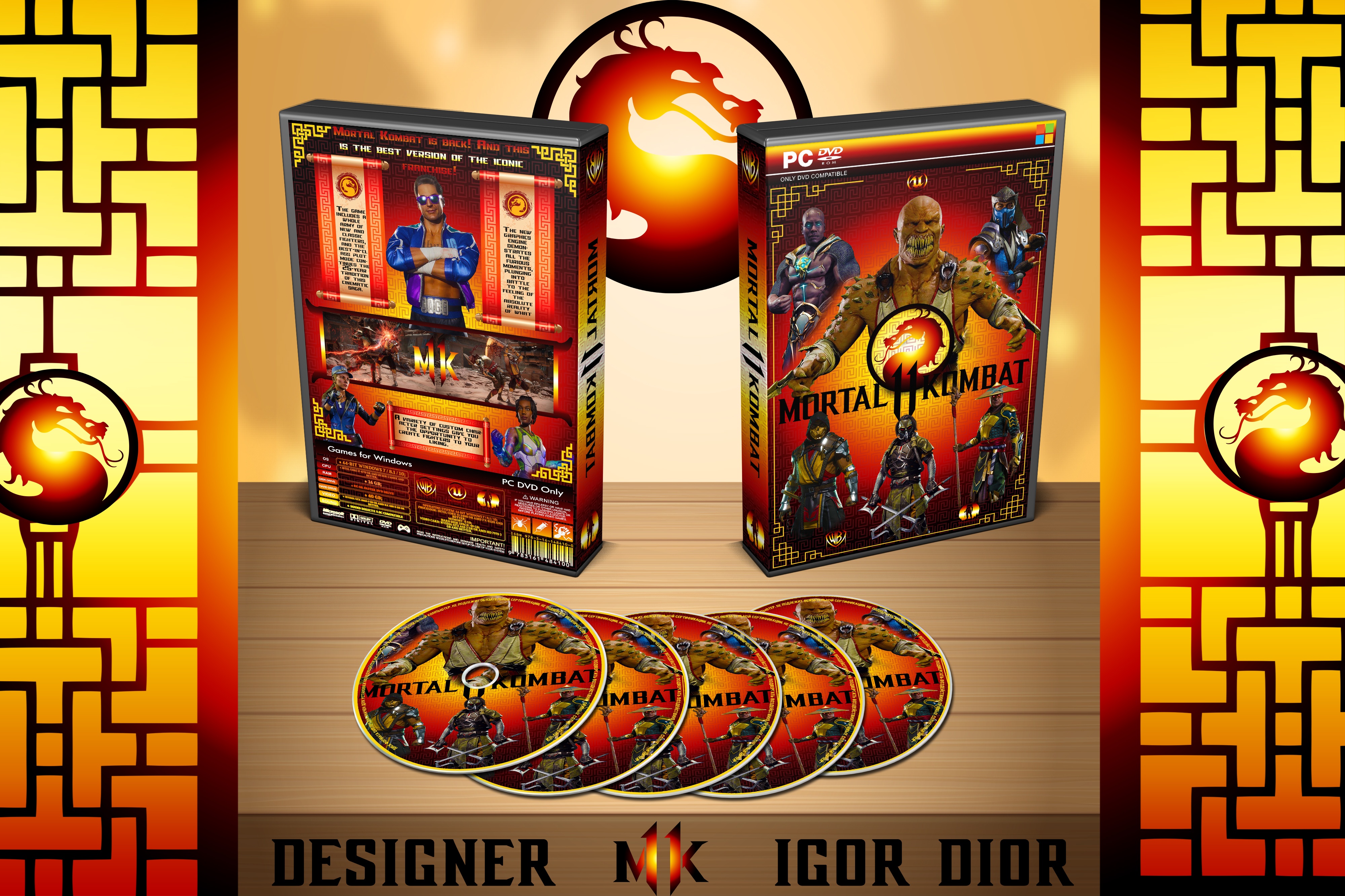 Mortal Kombat 11 box cover