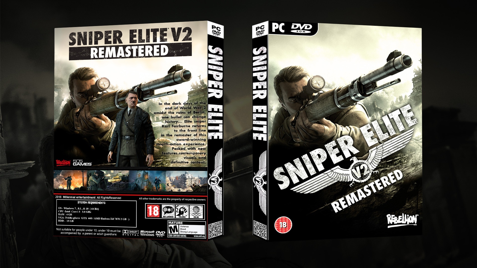 Sniper Elite V2 Remastered box cover