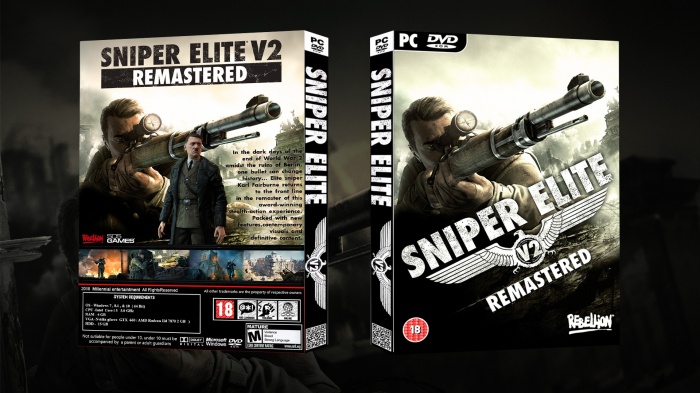 Sniper Elite V2 Remastered box art cover