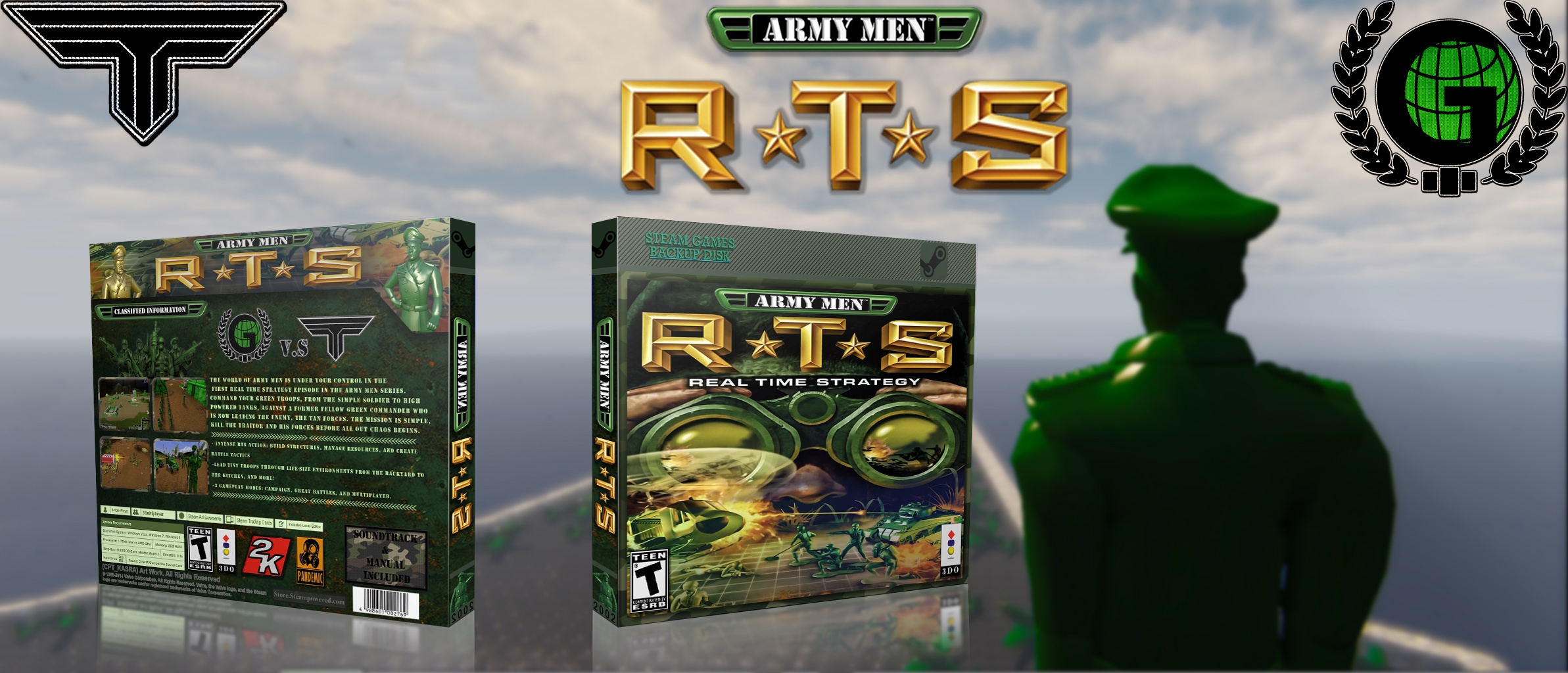 Army Men: RTS box cover