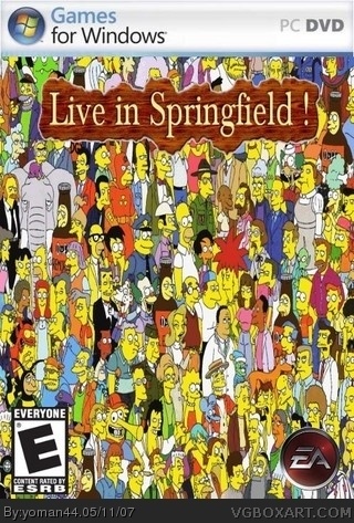 Live in Springfield! box cover