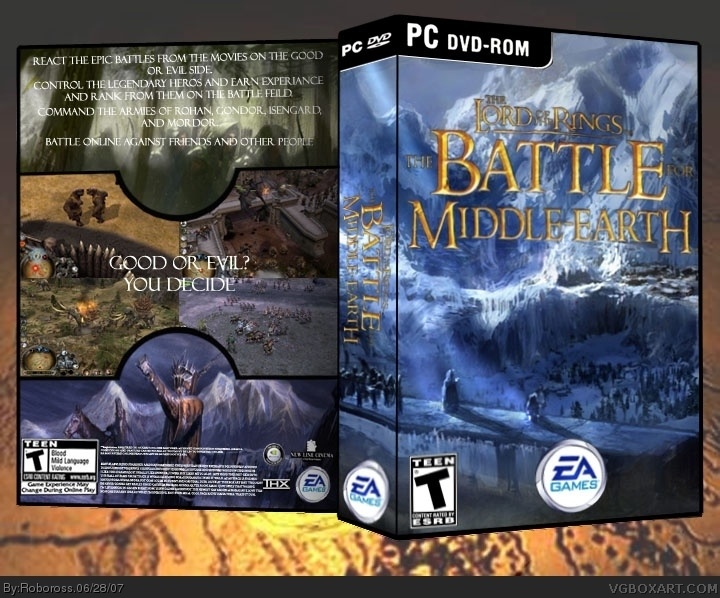 The Lord of the Rings: The Battle for Middle-earth box cover