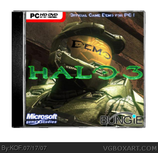 Halo 3 Demo box cover