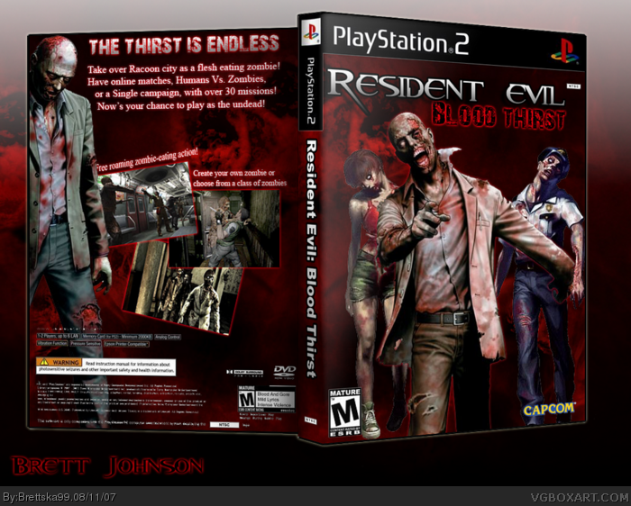 Resident Evil: Blood Thirst box art cover