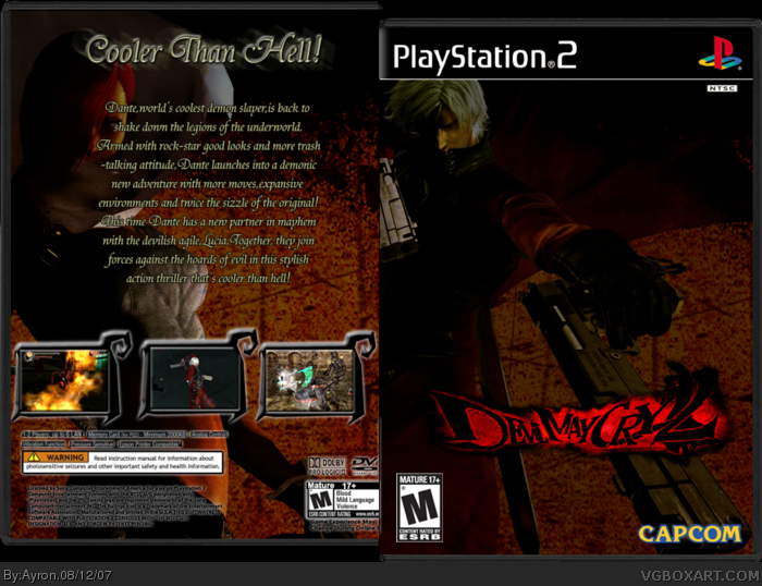 Devil May Cry 2 box art cover