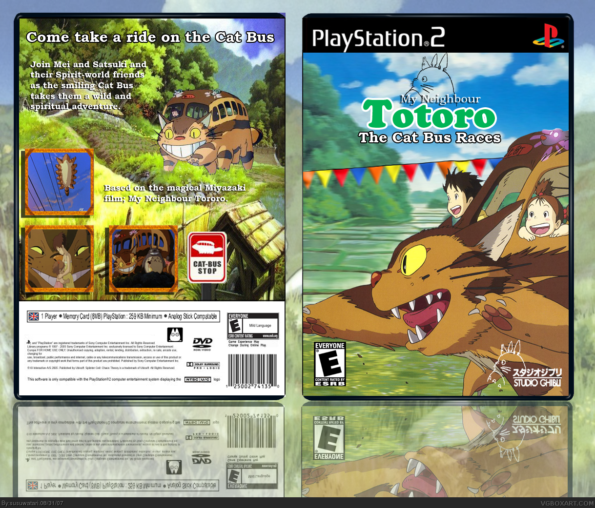 My Neighbour Totoro: The Cat Bus Races box cover